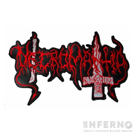 Necromantia Logo Hímzett hátfelvarró