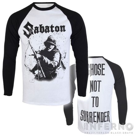 SABATON - Chose not to surrender Hosszú ujjú póló