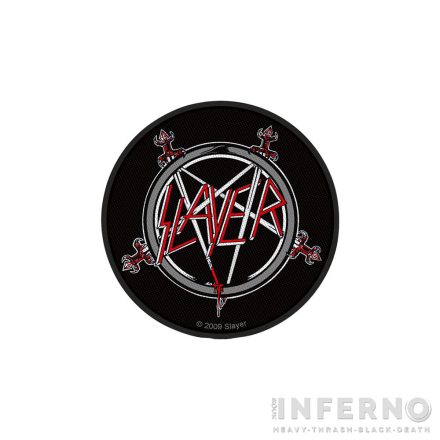 Slayer - Pentagram szövött felvarró