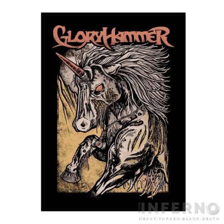 Gloryhammer - Zombie Unicorn Szövött felvarró