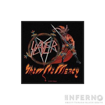 Slayer - Show no mercy szövött felvarró