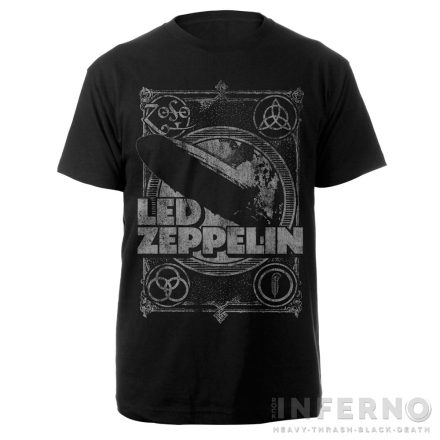 Led Zeppelin - Vintage Print póló