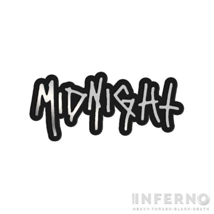 Midnight - Logo fém kitűző