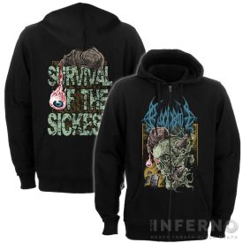   Bloodbath - Survival Of The Sickest - Skullrats cipzáras pulóver