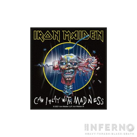 Iron Maiden - Seventh Son of a Seventh Son / Can I Play With Madness szövött felvarró