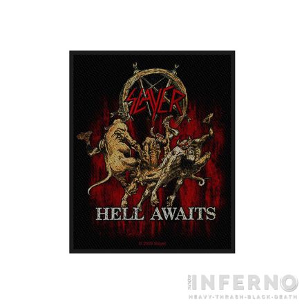 Slayer - Hell Awaits Szövött felvarró