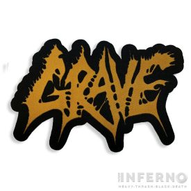 Grave logo szövött felvarró