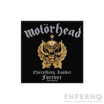 Motörhead - Everything Louder Forever szövött felvarró