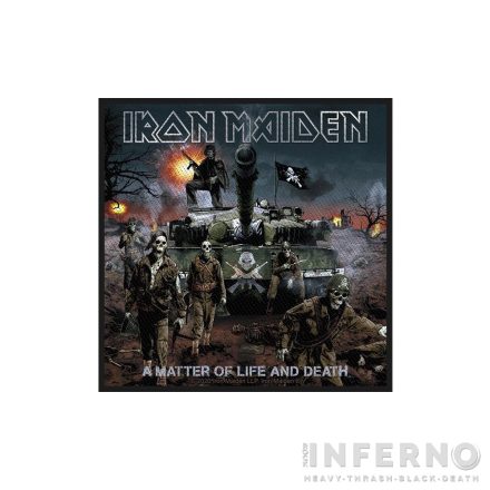 Iron Maiden - A Matter of Life and Death szövött felvarró