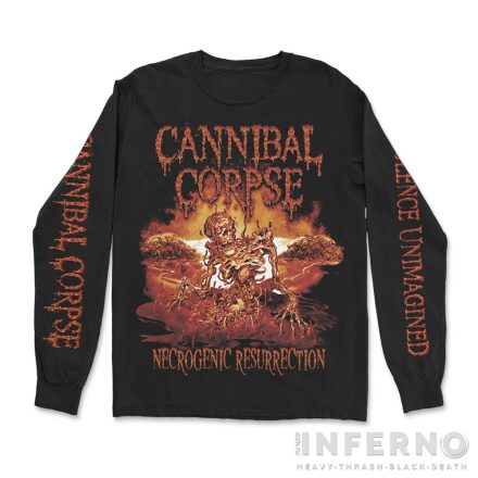 Cannibal Corpse - Necrogenic Resurrection / Violence Unimagined hosszú ujjú póló