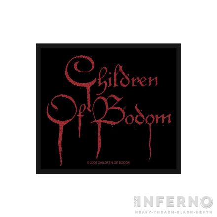 CHILDREN OF BODOM - Blood logo Szövött felvarró