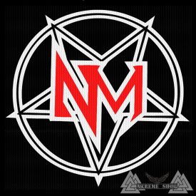 Nevermore - Penta Logo Szövött Felvarró
