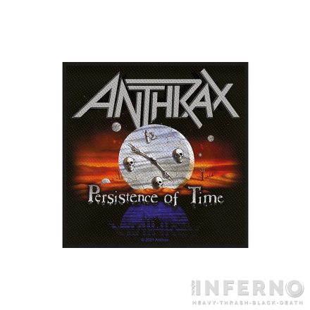 Anthrax - Persistence Of Time szövött felvarró