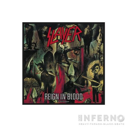 Slayer - Reign in blood szövött felvarró