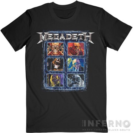 Megadeth - Vic Head Grid póló