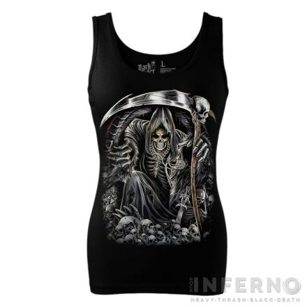 Grim Reaper & Skulls - Kaszás női top