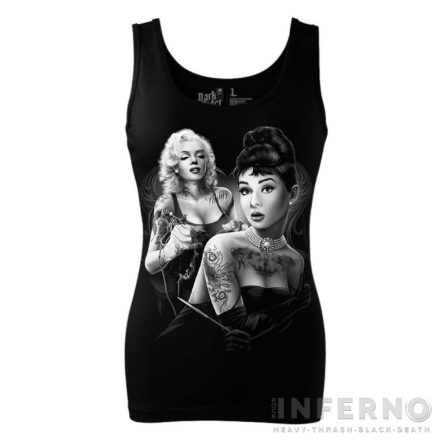 Audrey Hepburn & Marilyn Monroe Tattoo Salon női top