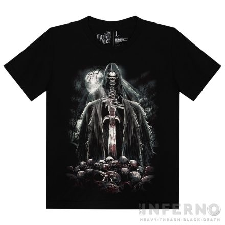 Grim Reaper & Skulls - Koponyás póló