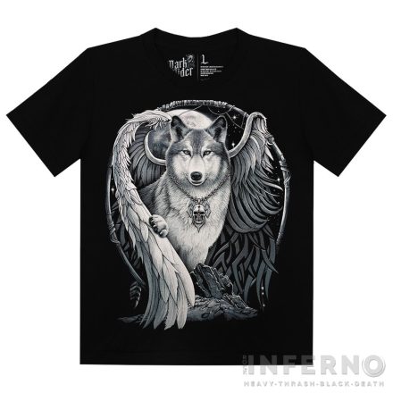 Winged Wolf - Farkasos fantasy póló