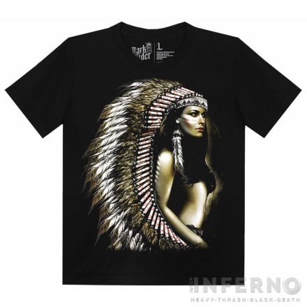 Native Warrior Woman - Indiános póló