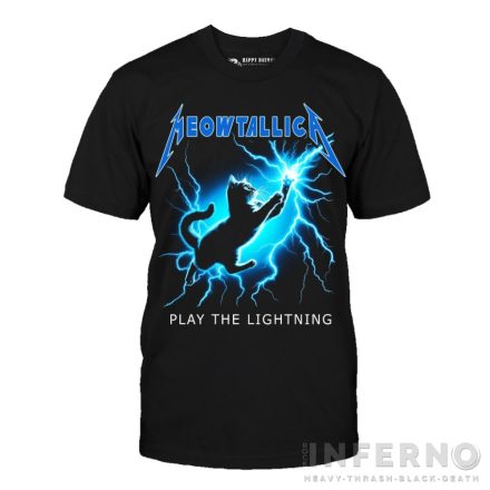 Happy Daemon - Meowtallica: Play the Lightning póló