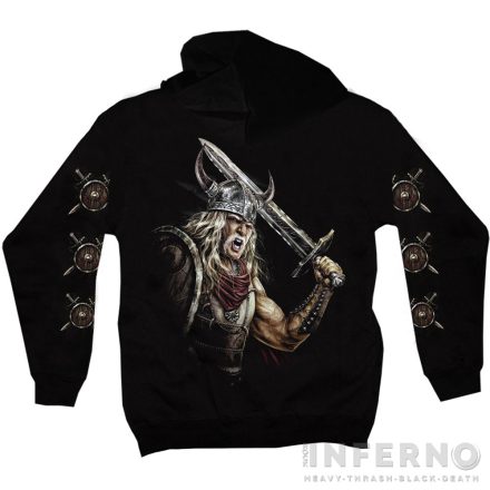 Viking warrior - kapucnis pulóver