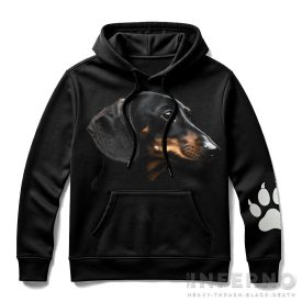 Tacskó - kutyás kapucnis pulóver