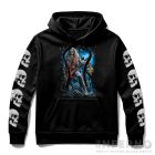 Skeleton RockStar - koponyás kapucnis pulóver