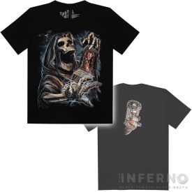 Hell awaits - koponyás gyerek póló