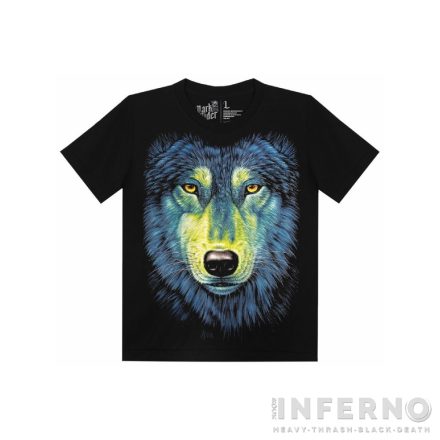 Blue wolf - farkasos gyerek póló