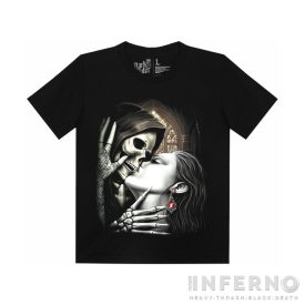 Kiss of death - koponyás gyerek póló