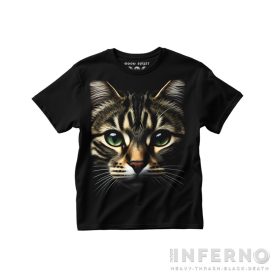 Cat portrait - macskás gyerek póló