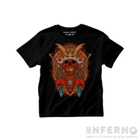 Samurai mask koponyás gyerek póló