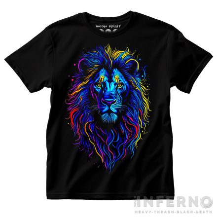 Blue lion - oroszlános póló