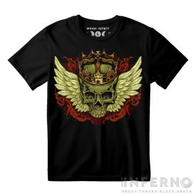 Winged skull - koponyás póló