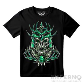 Green samurai - koponyás póló