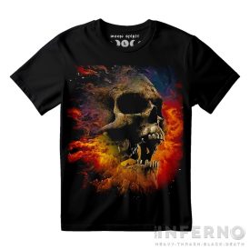 Cosmic skull - koponyás póló