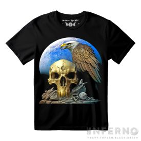 Eagle & Moon - koponyás póló