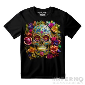 Sugar skull - koponyás póló