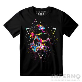 Skull artcraft - koponyás póló