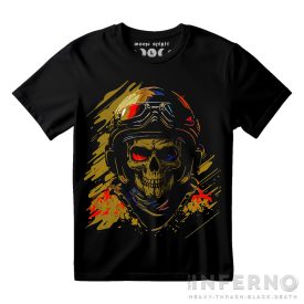 Rider - koponyás póló