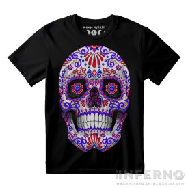 Traditional Sugar skull - koponyás póló