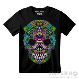 Sugar skull graphic - koponyás póló
