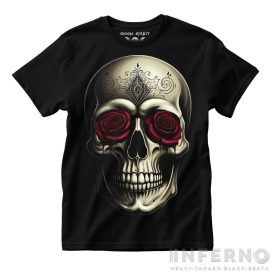 Skull and Roses - Koponyás póló