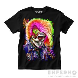 Psychobilly Skeleton - koponyás póló