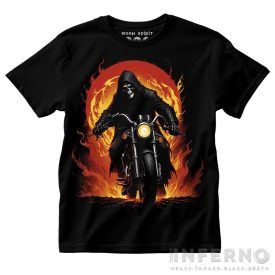 Hellrider - motoros póló