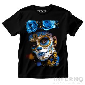 La Catrina - Blue Calavera Skull póló