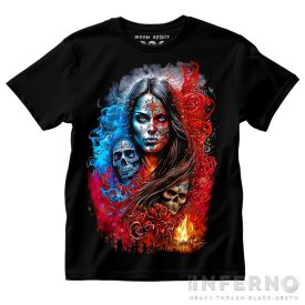 La Catrina - Calavera Skull Roses póló