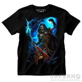 Graveyard rock - koponyás póló