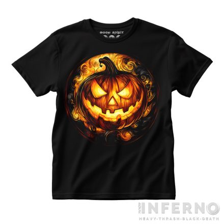 Jack-o’-lantern - stained glass póló